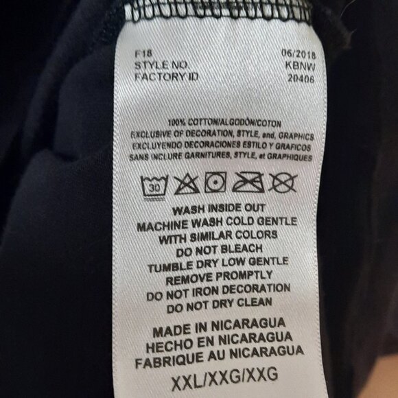 Cincinnati Bengals Big B Front Graphic with LACES Soft Cotton Long Sleeve Tee - Picture 9 of 9